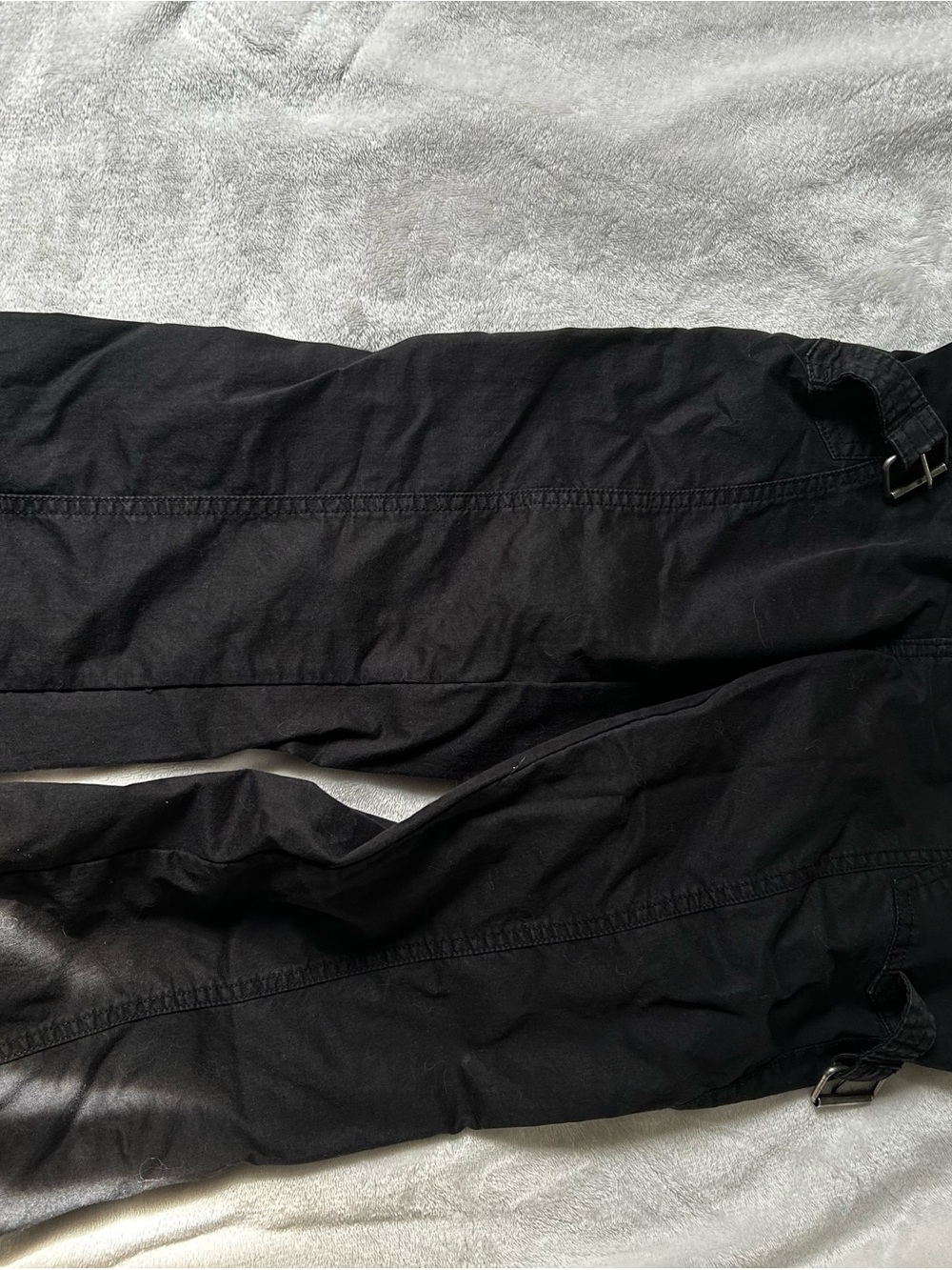 Ralph Lauren Black Cargo Trousers with Green Label
